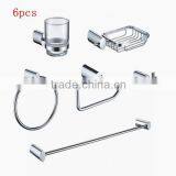 Wall Mounting High Quality Stainless Steel Bathroom Accessories Sets 6 Pieces Set Bath Hardware Fitting Product thumbnail-1