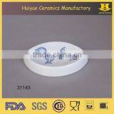 Ceramic Bathroom Cups, Dolphin Pattern Gargle Cup, Decal Bathroom Set thumbnail-5