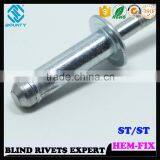 HIGH QUALITY HOT SELLING FACTORY HIGH SHEAR STRENGTH HEM-LOCK POP RIVETS FOR WAREHOUSE RACKING thumbnail-3