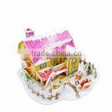 2016 Unique Design Cardboard 3d Jigsaw Puzzle Christmas Themed Toys thumbnail-2