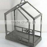 Metal Planter Mini Green House Conservatory