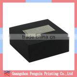 Custom Matt Black Decorative Cardboard Drawer Packaging Gift Box With Puller thumbnail-5