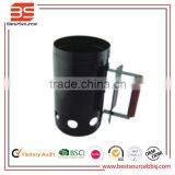 High Quality BBQ Charcoal Starter,charcoal Chimney Starter for BBQ With Wood Handle thumbnail-1