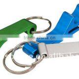 Hot Sale Mini Cheap Aluminum Super Portable Pocket Shaped Anodized Wine Beer Carabiner With Bottle Opener for Promotion