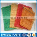 Hdpe Raschel Knit Mesh Net Bags Raw Material , Wholesale Drawstring Bag PE Raschel Mesh Net Bags thumbnail-2