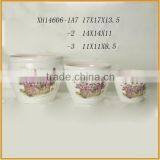 Wholesale Cheap Office Round Crazy Selling Clay Flower Pots