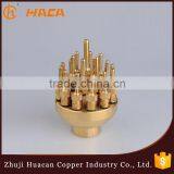 Brass Smooth Jet Spray Nozzle 1/4" Threads,Geyser Brass Nozzle,Brass Fountain Nozzle thumbnail-5