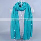 Pearl Fashion 100% Viscose Women Scarf Voile Scarves 180*90 Pashmina Muslim Scarf thumbnail-6