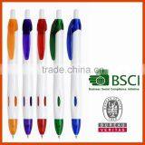 Latest popular china pen factory plastic ball pen office & school supplies stationery