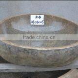 2015 Hot Sale Eco-Friendly Natural Cobble Stone Wash Basin thumbnail-4