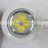 Led Ceiling Light Fixture 3w Gu10 Fixture White Color Round Ceiling Embedded Light Fixtures Mr16 High Quality 3 Years Warranty