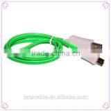 Promotion gifts awm 2725 led usb data cable for android