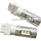 80W SE OUL T25 3157 LED Brake Signal Tail Light Bulb Xenon White 12V 24V DC thumbnail-2