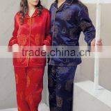 100% Silk Fleece Pajamas Suits thumbnail-6