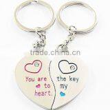 Heart Shape Metal Key Chains