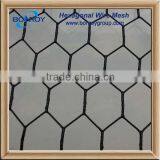 black color pvc coated weave hexagonal wire mesh netting