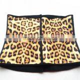 Yellow Leopard Women's Latex Workout Waist Cincher Corset Waist Trainer 2016 thumbnail-3
