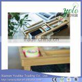 Office/Home Basics Computer and Telephone Desk Organizer Bamboo Office Desk Organizer thumbnail-5