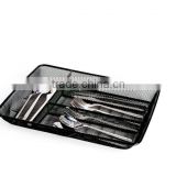 high quality black metal cutlery tray/metal wire kitchen organizer B82167