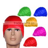 soft textile silicone swim cap,novelty swimming cap