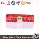 2015 Lady's Newest Fashion Waistband Elastic Belt Stone Grain for Export for Dress Red Color thumbnail-1