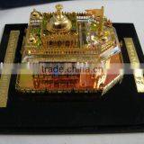 2012 hot sale crystal golden temple model