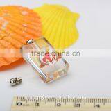 China Factory Customized 3D Photos Crystal Perfume Bottle Pendant Kartoon Monkey DIY Rice Art Pendant for Children Necelace thumbnail-2