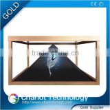 Chariot 3d holographic display showcase, pyramid on sale.
