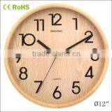 craft clock decorative wall clock wooden quartz clock