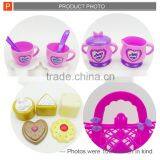 Bright Color Pretent Toy Kitchen Toy Cooking Play Set for Kids thumbnail-4
