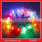 Factory Supplies OEM Logo Printed Reflective Advertising Mini Keychain With LED Light thumbnail-1