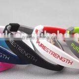Rubber Wristband Pure Strength Silicone Bio Magnetic Bracelet