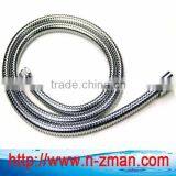 Double Locked SS Hose,Reinforced Shower Hose,Chrome Plated Flexible Hose