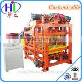 Simple and Cheaper Brick Block Making Machines for Sale Huali Brand QT4-23 thumbnail-2