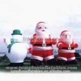 Christmas Inflatable Snowman and Santa Claus Outdoor Promotion