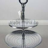 3 Tier - Metal Cake Stand,Square Crystal Cake Stand , Gold Crystal Cake Stand