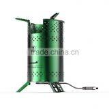 Wood Biomass Stove Pellet Stove With USB Fan 1300 Degrees Oven Biomass Oven Wood Camping Stove thumbnail-3