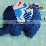 New Design MOQ 50pcs Like Baby Face Ultra Soft Minky Blanket Elephant thumbnail-2