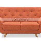 French Antique Slipcovered Sofa, Living Room Linen Fabric Slipcovered Sofa, Slipcovered Sofa thumbnail-5