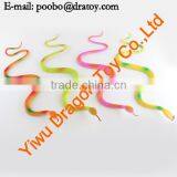 Colorful Different Rubber Snake Toy