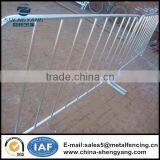 Temporary fence barrier steel pipe barrier for crowd control