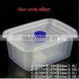Transparent Rectangular Plastic Disposable Food Container With Different Size thumbnail-2