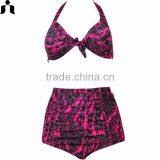 High Quality Beautiful Women Sexy High Waist Woman Swimwear thumbnail-2