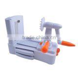 European Standard Custom Brand/logo Welcome New Tri-blade Spiral Vegetable Slicer With 3 Sets of Blades thumbnail-4