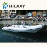 CE Certificated 25ft Fiberglass Hull Inflatable Yacht thumbnail-6