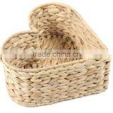 Natural Heart Shape Baskets Water Hyacinth Basket Wholesale thumbnail-1