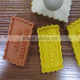 Latest style Eco-friendly silicone stamper with wooden handle