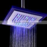 New 2017 Temperature Sense Automatic Color Changing LED Shower Head, LED Ceiling Electric Shower Head For Wholesale thumbnail-3