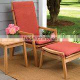 2017 Trade Assurance Hot Sale Leisure Used Wood Deck Chair With Ottoman thumbnail-2