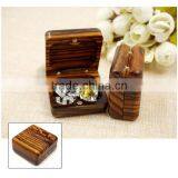 High-Grade Redwood Jewelry Box, Wooden Small Craft Storage Box thumbnail-5
